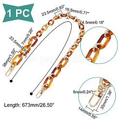 Acrylic Cable Chains Bag Handles&nbsp;FIND-WH0090-98