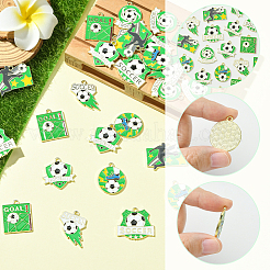 28Pcs 7 Styles Alloy Enamel Pendants&nbsp;FIND-SC0019-56