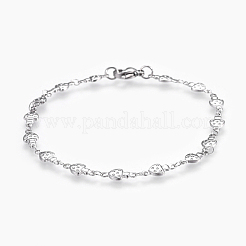 Tarnish Resistant 304 Stainless Steel Link Chain Bracelets&nbsp;BJEW-P239-13