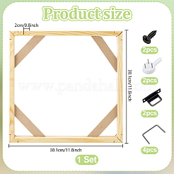 Wood Oil Painting Frame&nbsp;DIY-WH0671-352