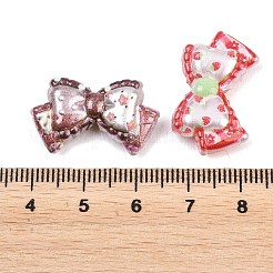 Printed Opaque Acrylic Beads&nbsp;MACR-B838-09