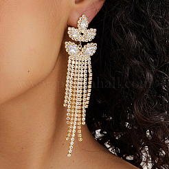 Real 18K Gold Plated Brass Dangle Stud Earrings&nbsp;WY4704-1