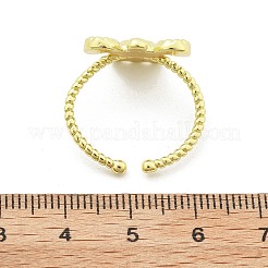 Brass Cuff Rings for Women&nbsp;RJEW-C123-08B-G
