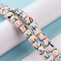 Handmade Polyester Clay Beads Strand&nbsp;CLAY-P001-01A