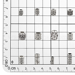 120Pcs 12 Styles Tibetan Style Alloy Beads&nbsp;FIND-PH0018-86