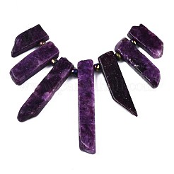 Natural Lepidolite/Purple Mica Stone Beads Strands&nbsp;X-G-N215-007