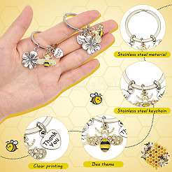 72Pcs Alloy Enamel Pendants Keychain&nbsp;KEYC-OC00006