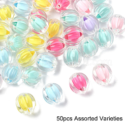 50Pcs Transparent Acrylic Beads&nbsp;TACR-YW0002-30