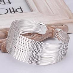 Classic Brass Cuff Bangles For Women&nbsp;BJEW-BB12232