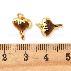 Brass Enamel Pendants&nbsp;KK-K364-25C-03