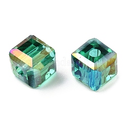 Faceted Transparent Glass Beads&nbsp;GLAA-E047-03B