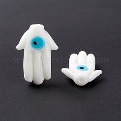 Handmade Evil Eye Lampwork Beads&nbsp;LAMP-F025-04F