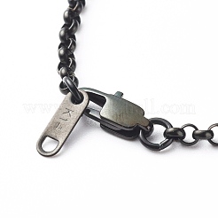 Handmade 304 Stainless Steel Rolo Chain Bracelets Making Accessories&nbsp;AJEW-JB01026-02