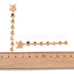 Brass Micro Pave Colorful Cubic Zirconia Big Pendants&nbsp;KK-A304-31B-G