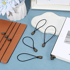 12Pcs Alloy with Polyester Elastic Cord Notebook Straps&nbsp;HJEW-PH02434