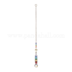 Glass Teardrop Window Hanging Suncatchers&nbsp;HJEW-JM00938