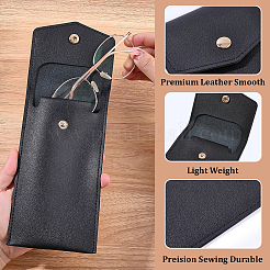 1Pc Rectangle PU Leather Eyeglass Cases&nbsp;AJEW-CN0007-01A