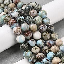 Natural Larimar Beads Strands&nbsp;G-P524-A02-04