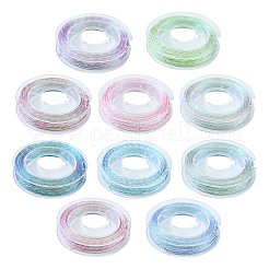10 Rolls 3-Ply Metallic Polyester Threads&nbsp;MCOR-YW0001-03B