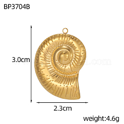 304 Stainless Steel Pendants&nbsp;STAS-OY005-62G