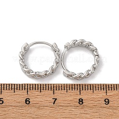 304 Stainless Steel Hoop Earrings&nbsp;EJEW-B142-01P