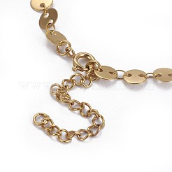 304 Stainless Steel Link Chain Necklaces&nbsp;NJEW-F261-20G