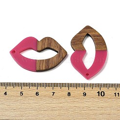 Resin and Walnut Pendants&nbsp;WOOD-I013-04B