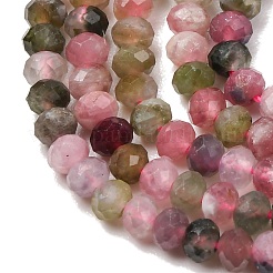 Natural Multicolor Tourmaline Beads Strands&nbsp;G-D110-E02-06