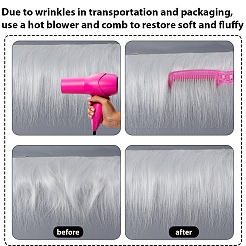 1Pc Artificial Wool Fabric for Christmas&nbsp;AJEW-GF0011-13A