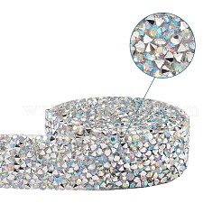 Glitter Resin Hotfix Rhinestone(Hot Melt Adhesive On The Back)&nbsp;OCOR-TAC0004-C-01