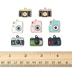 25Pcs 8 Styles Alloy Enamel Pendants&nbsp;ENAM-FS0003-13