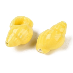 Handmade Printed Porcelain Beads Strand&nbsp;PORC-T133-01D