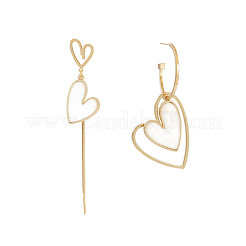 Alloy Enamel Dangle Stud Earrings&nbsp;FS-WG94C95-02