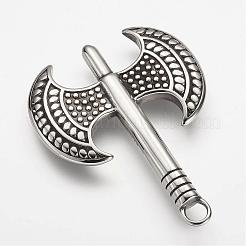 304 Stainless Steel Big Pendants&nbsp;STAS-F063-50
