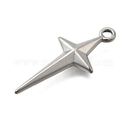 304 Stainless Steel Pendants&nbsp;STAS-Z163-08P