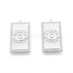Brass Micro Pave Cubic Zirconia Pendant Rhinestone Settings&nbsp;KK-C006-29P
