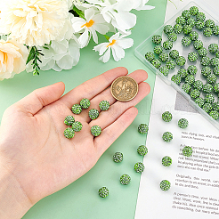 100Pcs Polymer Clay Rhinestone Beads&nbsp;RB-PH0001-43A