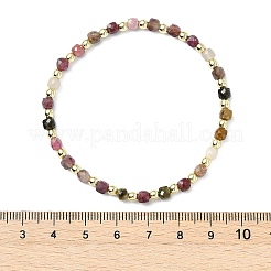 4Pcs 4 Styles Adjustable Natural Tourmalinated Quartz & Synthetic Hematite Bead Bracelets&nbsp;BJEW-JB14151-01