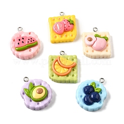 Opaque Resin Pendants&nbsp;CRES-D307-01P
