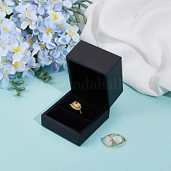 PU Leather Jewelry Single Ring Storage Boxes&nbsp;CON-WH20010-02D