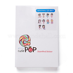 DIY Diamond Painting Stickers Kits For Kids&nbsp;DIY-WH0168-57