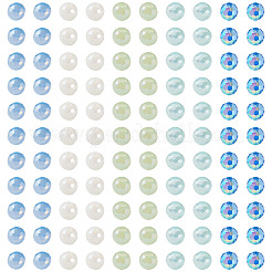 125Pcs 5 Colors Electroplate Glass Beads&nbsp;EGLA-TA0013-63