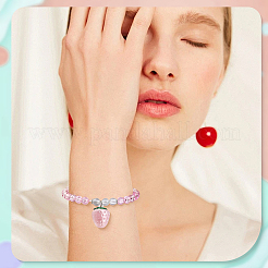 48Pcs 6 Colors Transparent Resin Pendants&nbsp;RESI-SC0036-63B