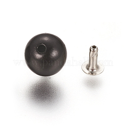 ABS Plastic Imitation Pearl Rivet Studs&nbsp;KY-L076-B-02