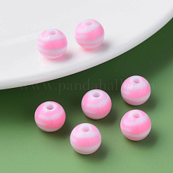 Opaque Striped Acrylic Beads&nbsp;MACR-S373-27A-05