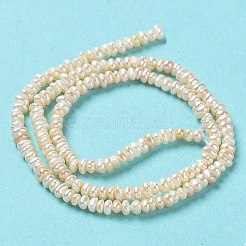 Natural Cultured Freshwater Pearl Beads Strands&nbsp;PEAR-J007-62