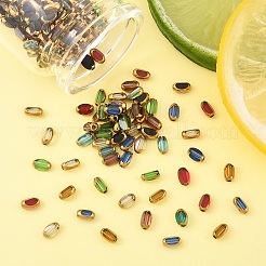 30Pcs Electroplate Glass Beads&nbsp;EGLA-YW0005-16A