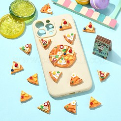 30Pcs 6 Styles Opaque Resin Pizza Cabochons&nbsp;RESI-CJ0005-41