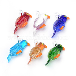 Handmade Lampwork Big Pendants&nbsp;LAMP-R138-10-B