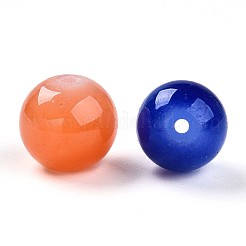 Baking Paint Imitation Jade Glass Beads&nbsp;DGLA-Q021-12mm-M